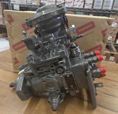 Yanmar Injection pump for 6LP(A)-STE(P). Completely reconditioned in July 2026 by a professional injection Pump Laboratory. Complete disassembly and rebuilt, new lift pump and governor installed in the process. This pump is no longer available by Yanmar since beginning of 2026. If buyer provide a core exchange price will be $4500.00