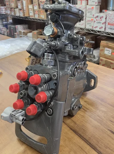 Yanmar Injection pump for 6LP(A)-STE(P). Completely reconditioned in July 2026 by a professional injection Pump Laboratory. Complete disassembly and rebuilt, new lift pump and governor installed in the process. This pump is no longer available by Yanmar since beginning of 2026. If buyer provide a core exchange price will be $4500.00 view 3