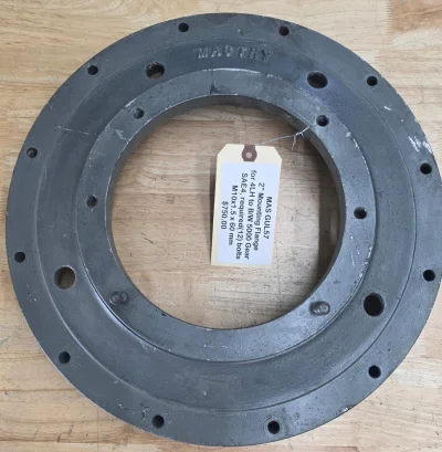 4LH(A) Gear Adapter Flange
MAS GUL57 2" Mounting Flange, for 4LH to B/W 5000 Gear   SAE4, required (12) bolts M10x1.5 x 60 mm