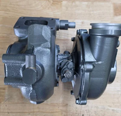 Turbo for Yanmar 6LYA-STP (370HP). This is a Rebuilt Turbo for Yanmar marine engines 6LYA-STE(P) , the turbo was tested and rebuilt in a professional turbo shop, ready to be Installed. Note that new turbo sale for $5923.86, this is a perfect replacement. view 2