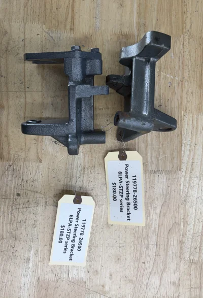 Power steering bracket, 6LPA-STZP series.